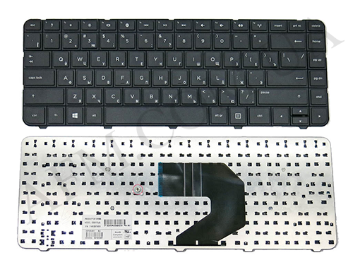 + Клавіатура + КлавіатурнаПлата HP G6-1000/ G4-1000/ G6T/ G6S/ Compaq CQ43 чорна + російська оригінал