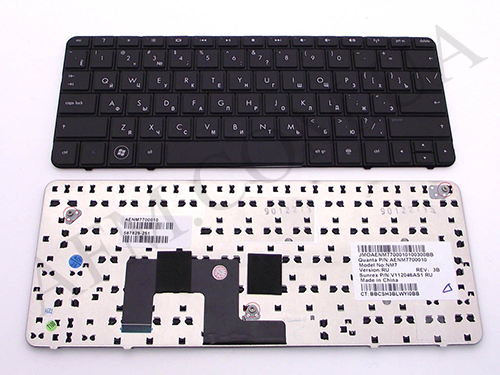 + Клавіатура + КлавіатурнаПлата HP Mini 210-1000 series чорна + російська оригінал