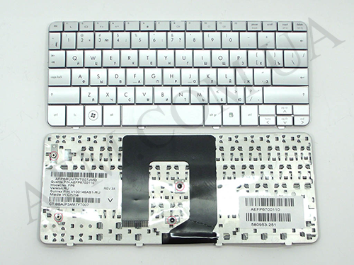 + Клавіатура + КлавіатурнаПлата HP Mini 311/ Pavilion dm1-1000 срібляста + російська оригінал