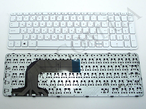 + Клавіатура + КлавіатурнаПлата HP Pavilion 17-E series біла + російська +рамка оригінал