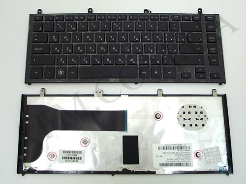 + Клавіатура + КлавіатурнаПлата HP ProBook 4320S/ 4321S/ 4425S/ 4326S чорна + російська +рамка оригінал