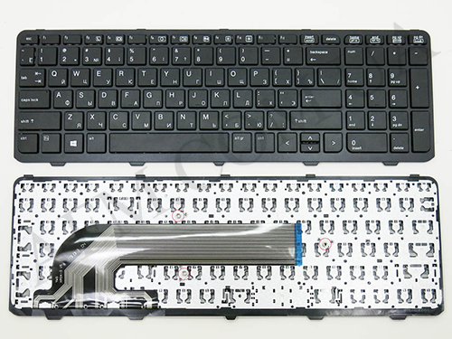 + Клавіатура + КлавіатурнаПлата HP ProBook 450 G0/ G1 G2/ 455 G0 G1 G2 чорна + російська +рамка оригінал