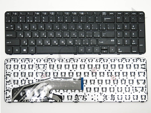 +Клавиатура+КлавиатурнаяПлата HP ProBook 450 G3/ 455 G3/ 470 G3/ 450 G4/ 455 G4 чёрная+русский OEM