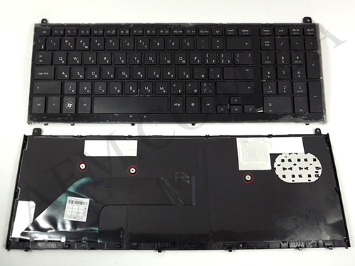 Клавиатура+КлавиатурнаяПлата HP ProBook 4520/ 4520S/ 4525/ 4525S чёрная+русский+рамка оригинал