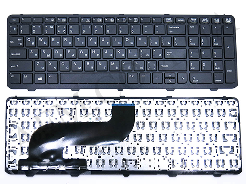 + Клавіатура + КлавіатурнаПлата HP ProBook 650 G1/ 655 G1 чорна + російська +рамка оригінал