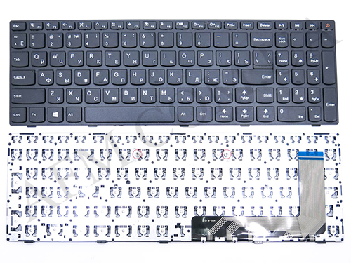 +Клавиатура+КлавиатурнаяПлата Lenovo 110-15ISK/ 110-17ACL/ 110-17IKB чёрная+русский+рамка оригинал