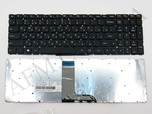 + Клавіатура + КлавіатурнаПлата Lenovo 500-15/ 500-15IBD/ 500-15IHW чорна + російська оригінал