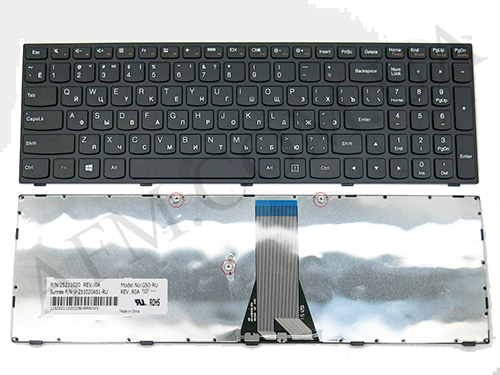 + Клавіатура + КлавіатурнаПлата Lenovo G50-30/ G50-45/ G50-70/ G50-70M чорна + російська +рамка оригінал