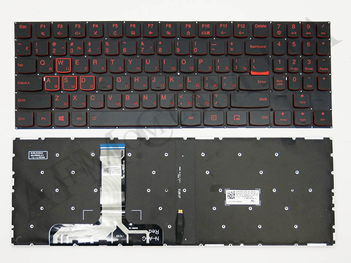 +Клавиатура+КлавиатурнаяПлата Lenovo Legion Y520/ Y520-15IKB чёрная+русский+подсветка оригинал
