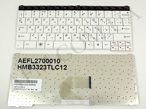 + Клавіатура + КлавіатурнаПлата Lenovo S10-3T біла + російська оригінал