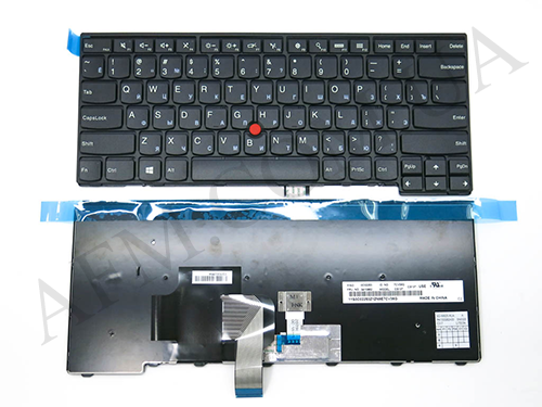 + Клавіатура + КлавіатурнаПлата Lenovo ThinkPad L440 чорна + російська + джойстик + підсвічування оригінал