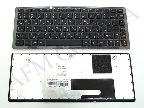 +Клавиатура+КлавиатурнаяПлата Lenovo U260 чёрная+русский+рамка оригинал