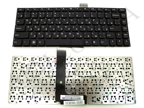 + Клавіатура + КлавіатурнаПлата Lenovo U430/ S410 чорна + російська оригінал