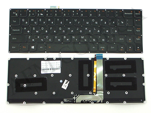 + Клавіатура + КлавіатурнаПлата Lenovo YOGA3 Pro 13 1370 чорна + російська + підсвічування оригінал
