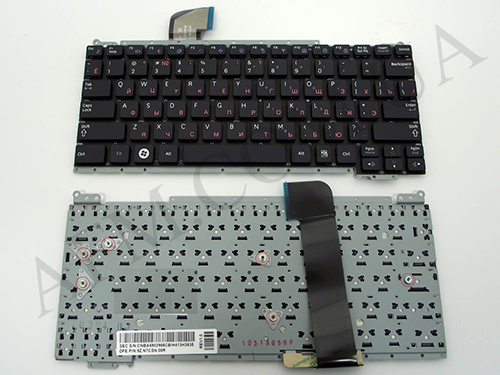 + Клавіатура + КлавіатурнаПлата Samsung NC110 чорна + російська оригінал