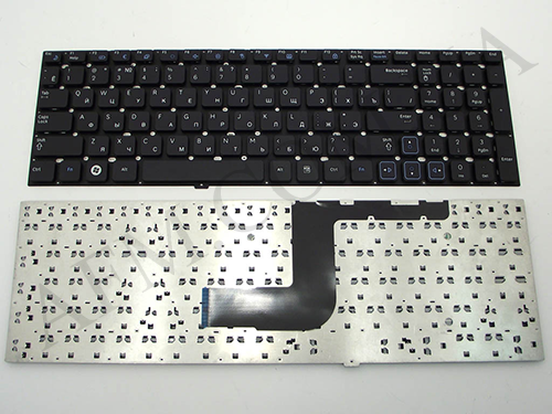 Клавіатура + КлавіатурнаПлата Samsung RC508/ RC510/ RC520/ RV509/ RV511 чорна + російська оригінал