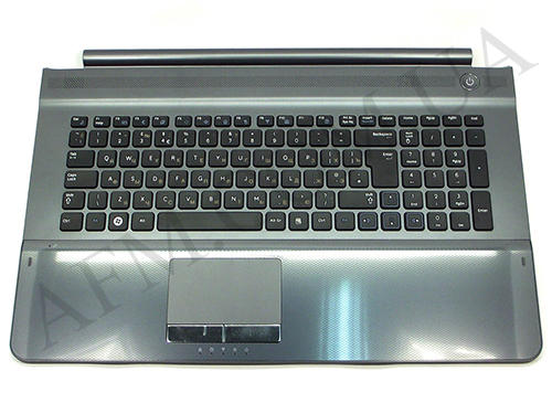 +Клавиатура+КлавиатурнаяПлата Samsung RC710/ RC711 чёрная+русский+крышка оригинал