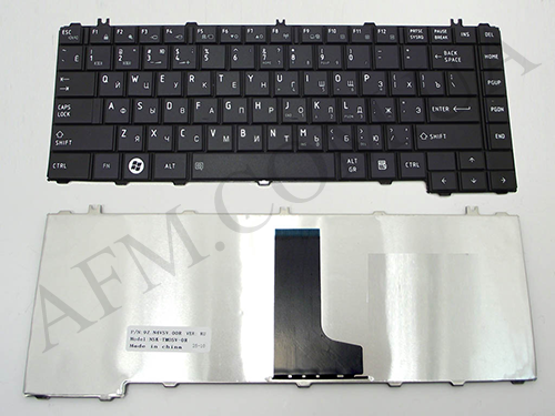 + Клавіатура + КлавіатурнаПлата TOSHIBA Satellite C600/ C640/ C645/ L600/ L630 чорна + російська оригінал