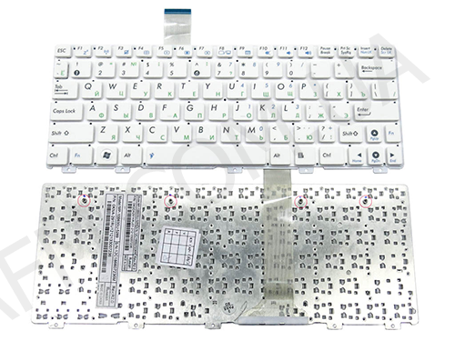 + Клавіатура + КлавіатурнаПлата Asus Eee PC 1025C/ 1025CE/ X101 series срібляста + російська оригінал