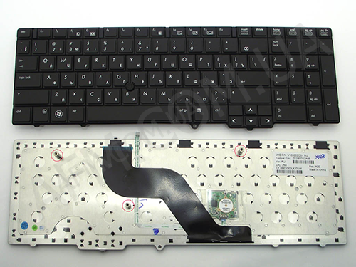 +Клавиатура+КлавиатурнаяПлата HP EliteBook 8540W/ 8540P чёрная+русский+джойстик оригинал