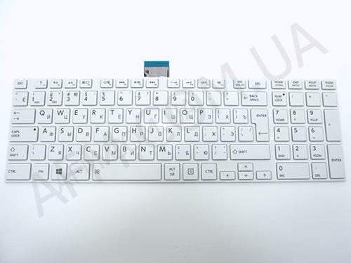 + Клавіатура + КлавіатурнаПлата TOSHIBA Satellite L850/ L855/ L870/ P870/ C850 біла + російська оригінал