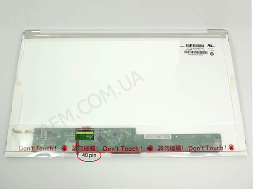LCD 15.6" N156B6-L0B Широкая/ Глянцевая/ ШлейфСлеваВнизу 40пин