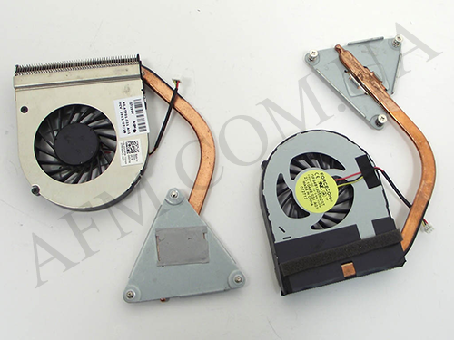 +Вентилятор для охлаждения ноутбука DELL Inspiron N4050 для видеокарты с радиатором 3pin
