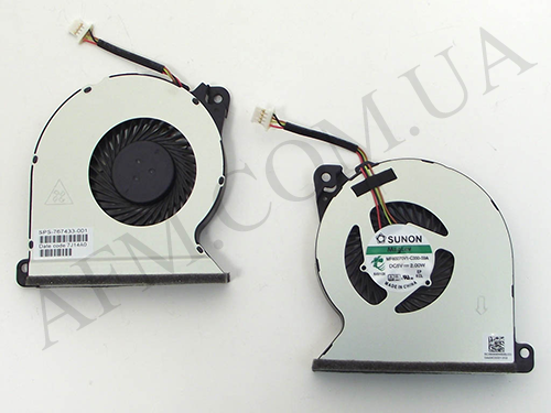 +Вентилятор для охлаждения ноутбука HP ProBook 440 G2/ 445 G2/ 450 G2/ 455 G2/ 470 G2 Series 4pin