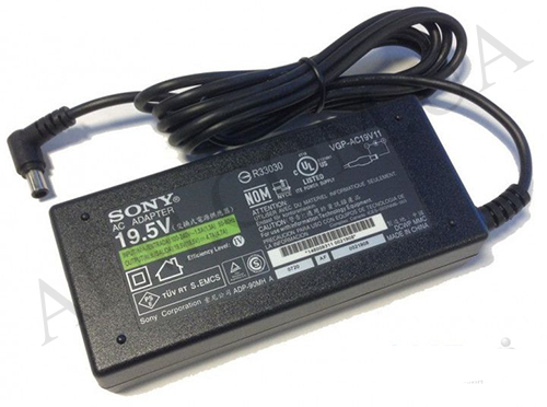 ЗП для ноутбука Sony 19.5V/ 4.7A/ 90W/ 6.5мм*4.4мм копія