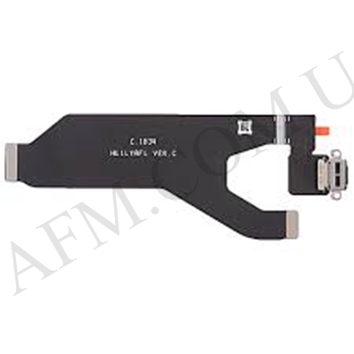 Шлейф (Flat cable) Huawei Mate 20 Pro (LYA-L09/ LYA-L29) з роз'ємом зарядки *