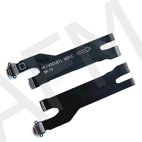 Шлейф (Flat cable) Huawei P30 Pro с разъёмом зарядки
