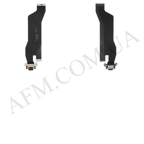 Шлейф (Flat cable) Huawei Mate 10 Pro (BLA-L09/ BLA-L29) з роз'ємом зарядки, з мікрофоном, Type-C