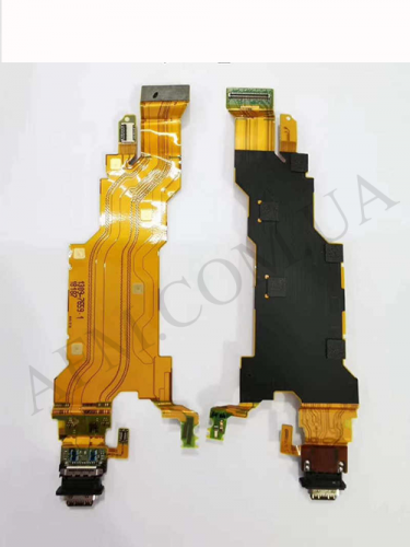 Шлейф (Flat cable) Sony H8216 Xperia XZ2/ H8266 з роз'ємом зарядки, Type-C