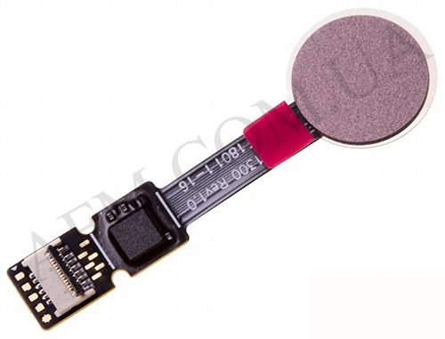 Шлейф (Flat cable) Sony H8314 Xperia XZ2 Compact/ H8324 з Touch ID рожевий *