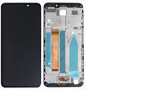 Дисплей (LCD) Meizu M6s чёрный + рамка