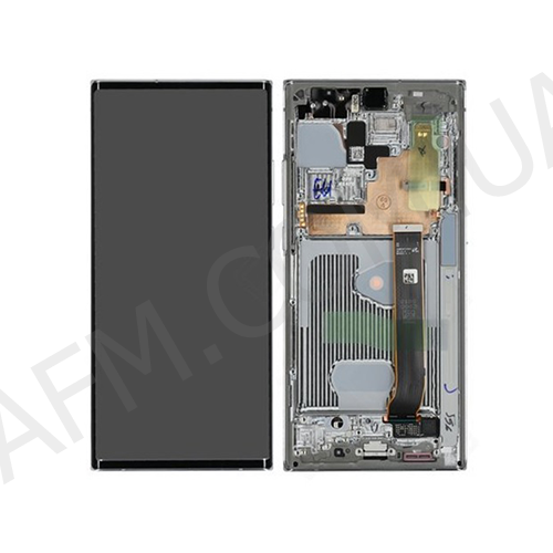 Дисплей (LCD) Samsung GH82-23597C N985 Galaxy Note 20 Ultra/ N986 AURA WHITE сервисный + рамка