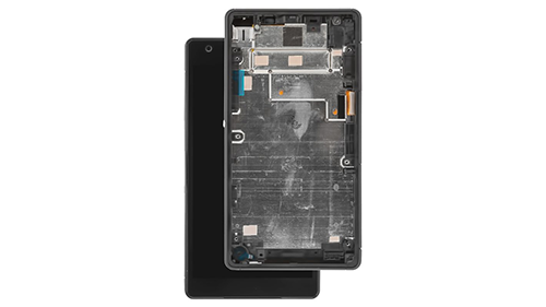 Дисплей (LCD) Sony D6563 Xperia Z2a чорний + рамка*