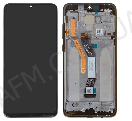Дисплей (LCD) Xiaomi Redmi Note 8 Pro (2 Sim) чорний + рамка