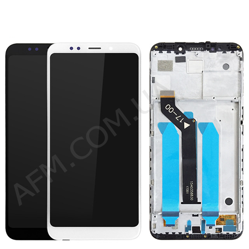 Дисплей (LCD) Xiaomi Redmi 5 Plus чёрный + рамка