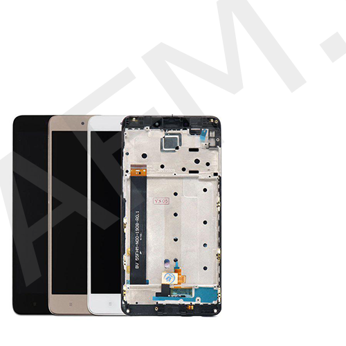 Дисплей (LCD) Xiaomi Redmi Note 4 MediaTek чёрный + рамка