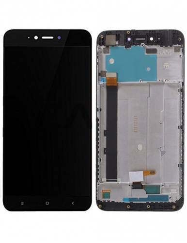 Дисплей (LCD) Xiaomi Redmi Note 5A/ Redmi Y1 Lite 2/ 16 GB чорний + рамка