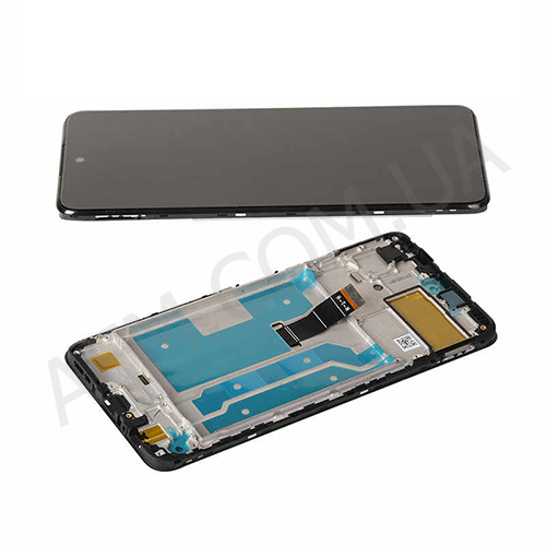 Дисплей (LCD) Huawei P Smart 2021/ Honor X10 Lite/ Y7A чорний + рамка
