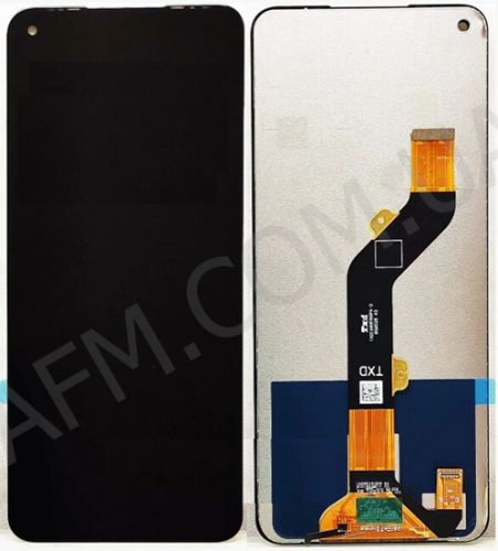 Дисплей (LCD) Tecno Spark 6 (KE7)/ Camon 16 SE/ Tecno Pova (LD7) чёрный
