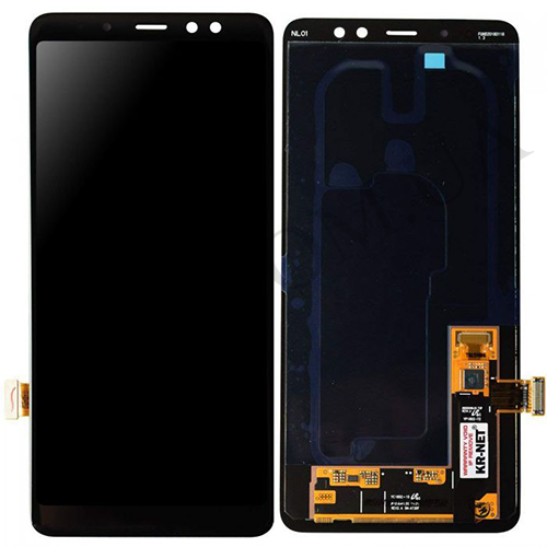 Дисплей (LCD) Samsung A730F Galaxy A8 Plus 2018 OLED (Small LCD) чорний