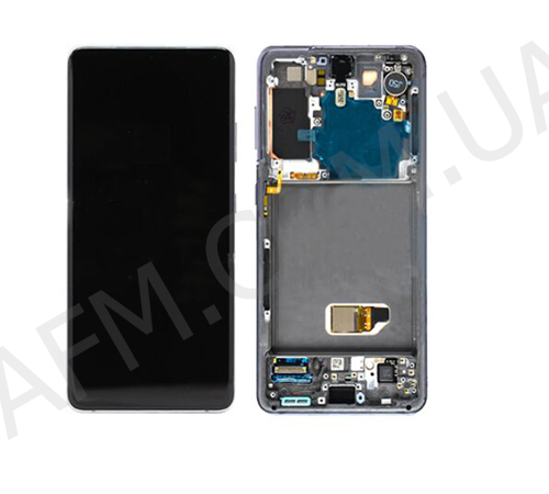 Дисплей (LCD) Samsung GH82-24544A G991 Galaxy S21 GRAY сервісний + рамка