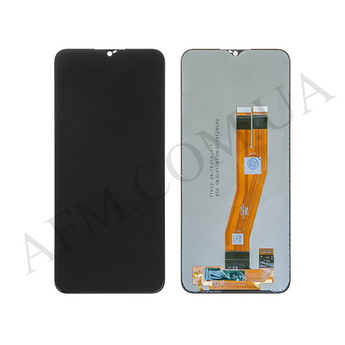Дисплей (LCD) Samsung GH81-18456A A025F Galaxy A02S (161*72) чорний сервісний
