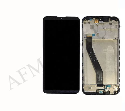 Дисплей (LCD) Xiaomi Redmi 8/ Redmi 8A чорний + рамка