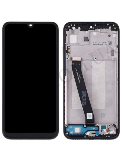 Дисплей (LCD) Xiaomi Redmi 7 чёрный + рамка