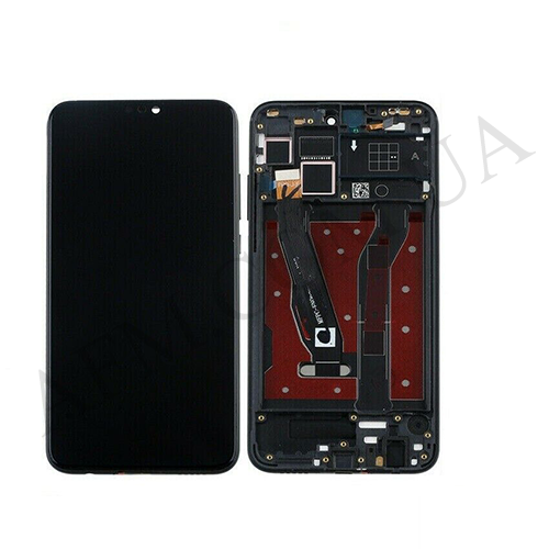 Дисплей (LCD) Huawei Honor 8X/ 9X Lite чёрный + рамка