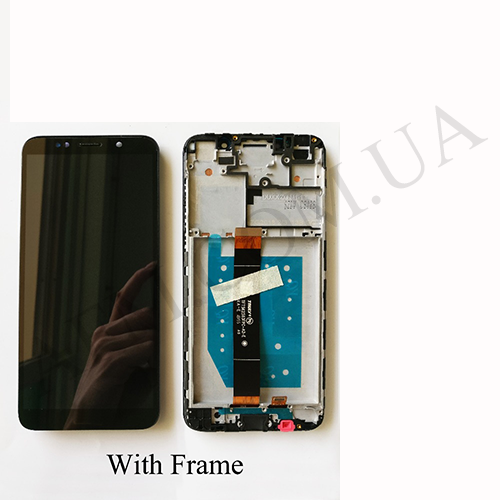 Дисплей (LCD) Huawei Y5 2018 DRA-L21/ Y5 Prime 2018/ Honor 7A чорний + рамка